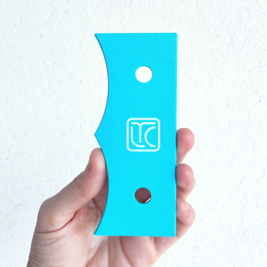 Lengüeta para tornear - Doble Burbuja (Turquesa)